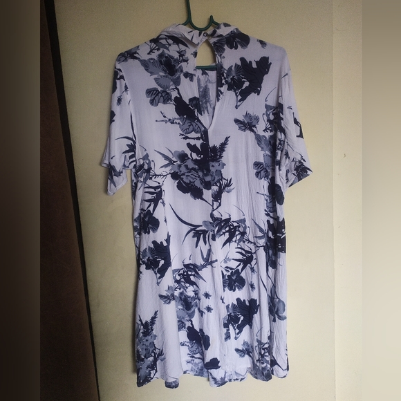 White printed dress / tunic - Picture 5 of 10